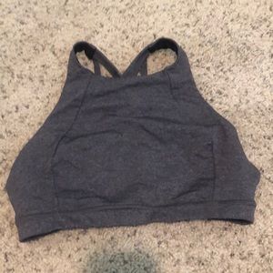 Darker grey lululemon sports bra size 6